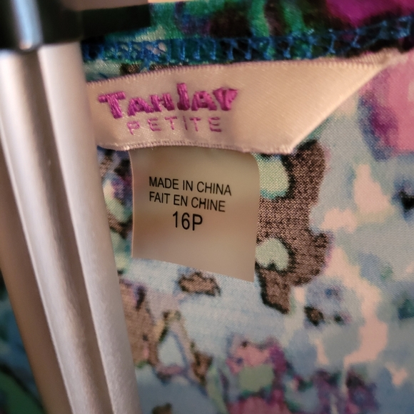 TanJay Multicolor Floral Sleeveless Dress - Picture 3 of 3